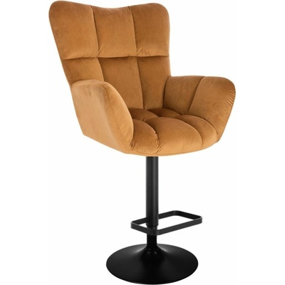 LuxuryForm Design Aurora Velur na čiernom tanieri medové