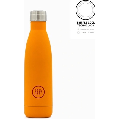 Cool BottlesTermo fľaša z nehrdzavejúcej ocele Vivid Orange 500 ml
