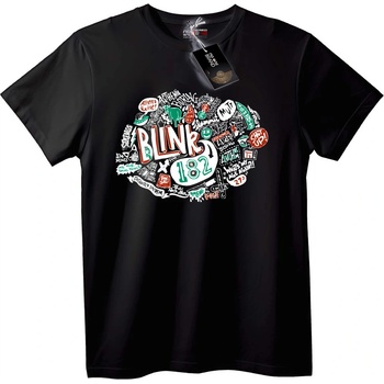NOONEBRAND Тениска Blink 182 Група - 2XL, White