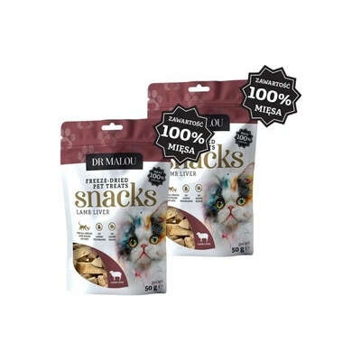 DR MALOU 100% lyofilizovaná jahňacia pečeň 2x 50 g