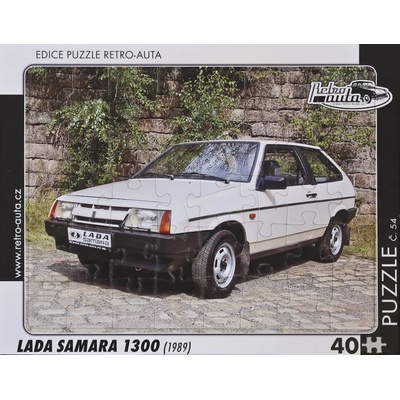 Retro-Auta č. 54 LADA SAMARA 1300 1989 40 dílků