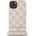 DKNY Кейс DKNY Leather Checkered Mono Pattern & Printed Stripes за iPhone 15 / 14, розов (3666339263614)