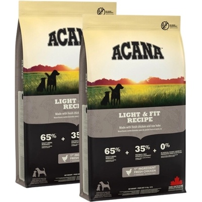 Acana Dog Heritage Light & Fit SET 2 x 11,4 kg