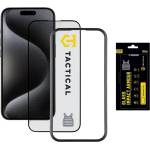 Tactical iPhone 15 Pro TACTICAL IMPACT ARMOUR GLASS екранен протектор стъкло 3D, антибактериален + поддържаща рамка, TRANSFER 57983115938 (57983115938)