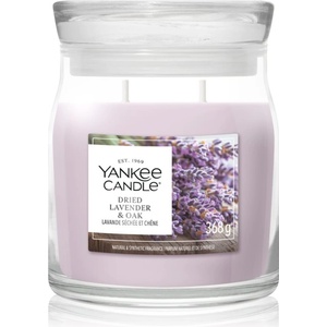 Yankee Candle Dried Lavender & Oak ароматна свещ 368 гр