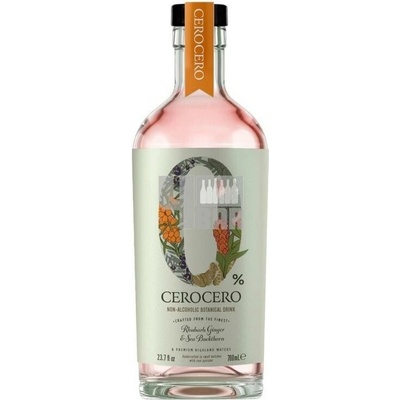 CERO CERO GIN Rhubarb & Ginger 0,0% 0,7 l (holá láhev)