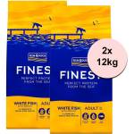 Fish4Dogs FINEST Бял риба Възрастен 2 x 12 кг