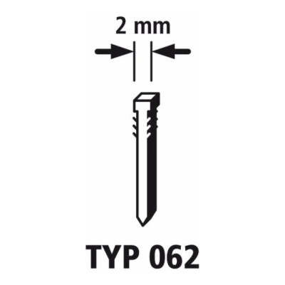WOLFCRAFT 7239000 hřebíky délka 16 mm 1000 ks