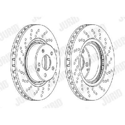 JURID Brzdový kotouč - 330 mm JRD 562101JC-1
