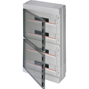 Elettrocanali Ec620 ТАБЛО ЗА ОТКРИТ МОНТАЖ 72 МОДУЛА (4Х18) ip65 СИВ (ec62072e)