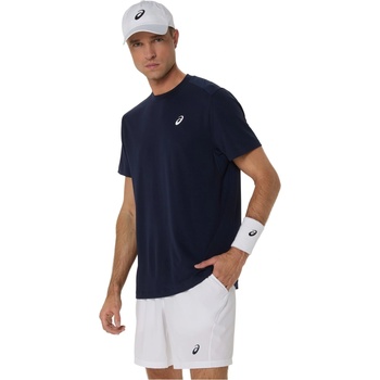 Asics Мъжка фланелка с къс ръкав Asics Court Short Sleeve Top Mens - Midnight