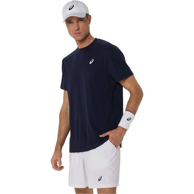 Asics Мъжка фланелка с къс ръкав Asics Court Short Sleeve Top Mens - Midnight