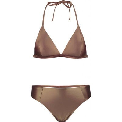Satin Gray bikiny plavky S1039 tmavo šedá