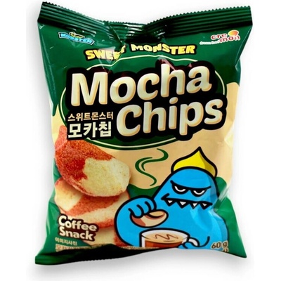 Mocha Chips chrumkavé kávové čipsy SWEET MONSTER 60 g