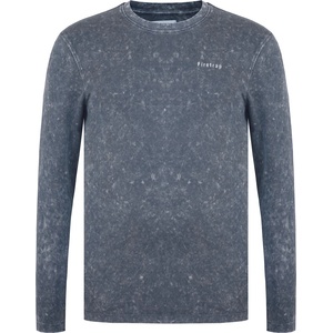 Firetrap Тениска Firetrap Men's Long-Sleeve T-Shirt - Charcoal