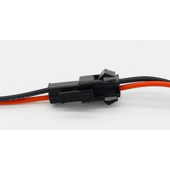 DLStore 9191 Čierna sada konektorov JST-SM 2,54mm 2pin 1pár