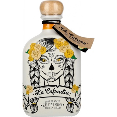 LA COFRADIA ED CATRINA ANEJO 38% 0,7 l (čistá fľaša)