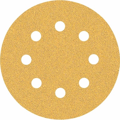 BOSCH Brúsny papier EXPERT C470 s 8 otvormi, 115 mm, zrnitosť 60, 5 ks 2608900795