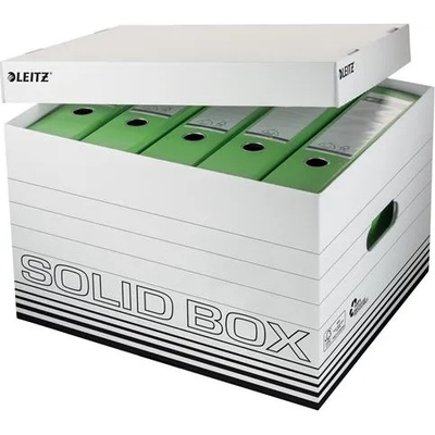 LEITZ Архивна кутия, размер L, LEITZ "Solid", бяла 61190001 (61190001)