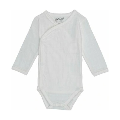 Lodger LODGER Romper LS Seersucker Body Solid Cloud Dancer