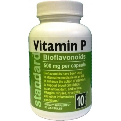 NuLab Vitamín P 500 mg 60 kapsúl