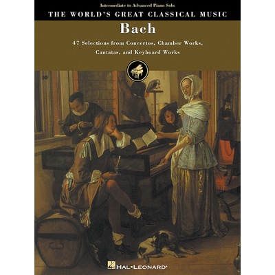 Bach Intermediate/Advanced Piano The World's Great Classical Music 984486