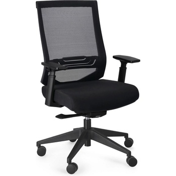 Bizzotto Офис стол Bizzotto, Marcus, W-подлакътници, черен (0733475)