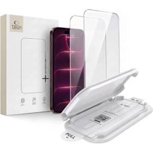 Tech-Protect Закалено стъкло TECH-PROTECT ONETOUCH SET+ 2-PACK за iPhone 17 Pro Max / 18 Pro Max, прозрачно