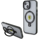 Ferrari Ring Stand MagSafe iPhone 15 čierne