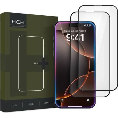HOFI GLASS PRO+ 2-PACK закалено защитно стъкло за iPhone 16 Pro Max черен (5906302310852)