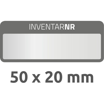 Avery Zweckform 6905 Inventární štítky pro ruční popis 50 x 20 mm 50 ks stříbrné