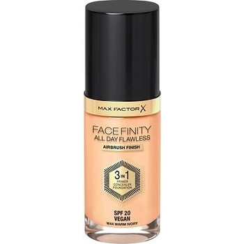 Max Factor Facefinity All Day Flawless SPF20 tekutý make-up s uv ochranou W44 Warm Ivory 30 ml