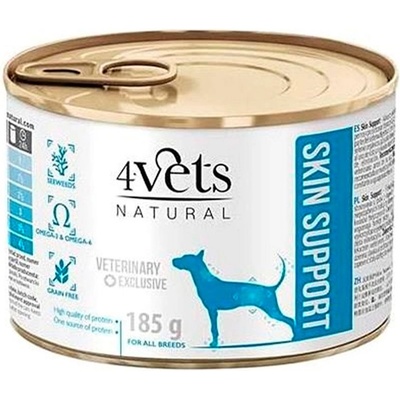 4Vets NATURAL Veterinary Exclusive SKIN SUPPORT 185 г