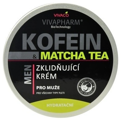 Vivaco VivaPharm Kofeínový hydratačný pleťový krém s Matcha Tea airless 50 ml