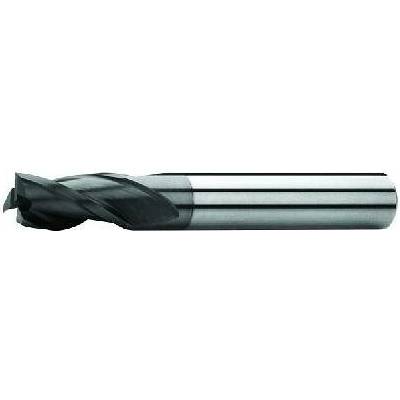 ZPS-FN Fréza válcová čelní 4,5x8x57, Z3,30°, DIN 6527L, SK, AlTiN, N