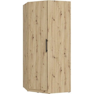 Maro Rohová šatní skříň 94x213 cm dub artisan CDXS91-D78 – Zboží Mobilmania