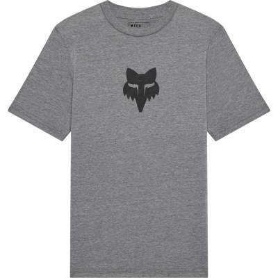 FOX Racing Детска тениска FOX Racing Kid's Fox Head S/S Tee T-shirt - Heather Dark Grey - размер XL (704-5937-0114)