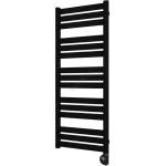 Vertaduro - Радиатор за баня с термостат LUCY, 600 W, 125 x 50 см, черен (VR0040)