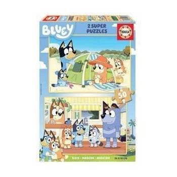 Educa Комплект от 2 Пъзела Educa Дървен 50 Части