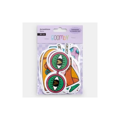 Goomby Винилови стикери Retro 24 броя