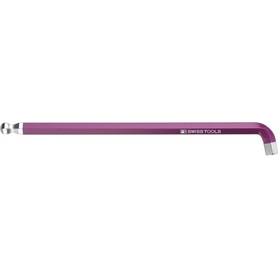 PB Swiss Tools PU zástrčný klíč šestihran 8 mm zahnutý 100° s kulovou hlavou PB 2212.L 8