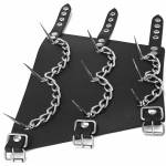 Leather & steel fashion гривна Big Sharp Spike - LSF1 114
