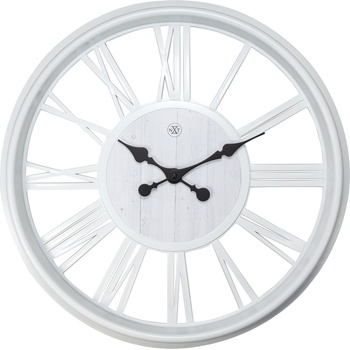 NeXtime Стенен часовник Quebec бял (7346WI)