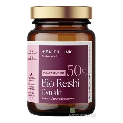 HEALTH LINK Reishi extrakt BIO 90 kapsúl