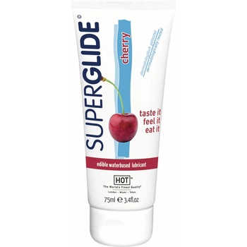 Image 1 of HOT Cosmetics Ядящ се ароматизиран лубрикант "superglide" ар. Череша