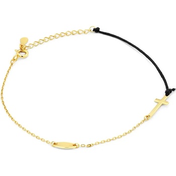 Image 1 of SAVICKI гривна с кръст: позлатено сребро