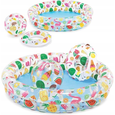 Intex 59460 Hviezdica set (bazén+kruh+míč)