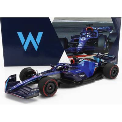 MINICHAMPS WILLIAMS F1 FW44 TEAM WILLIAMS RACING N 23 BAHRAIN GP 2022 ALEXANDER ALBON - BLUE 1:18