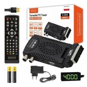 ZENWIRE Tuner Dekoder Satelitarny DVB-T2 HEVC H. 265 WiFi Telewizji Naziemnej Stick Zenwire DVB-T2 002