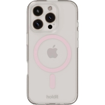 Holdit Калъф Holdit - MagSafe Case, iPhone 16 Pro Max, розов/прозрачен (7330985165733)